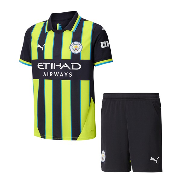 Camiseta Manchester City Segunda equipo Niño 2024-25